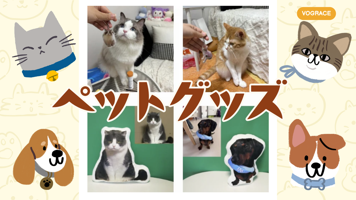 自分だけのペットグッズをつくろう 🐾