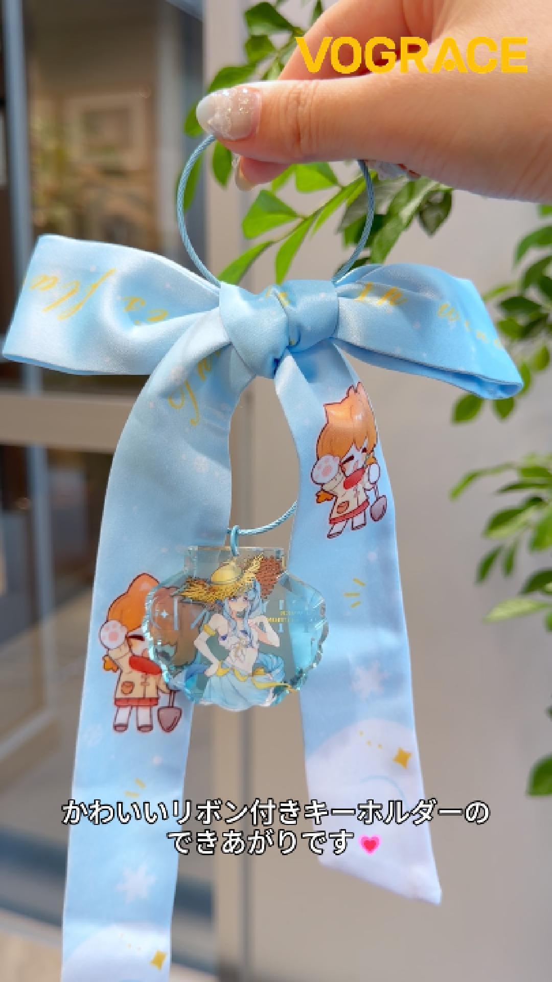 かわいさ最強の組み合わせ！リボンスカーフ×宝石アクキーでおそろいグッズを作ろう