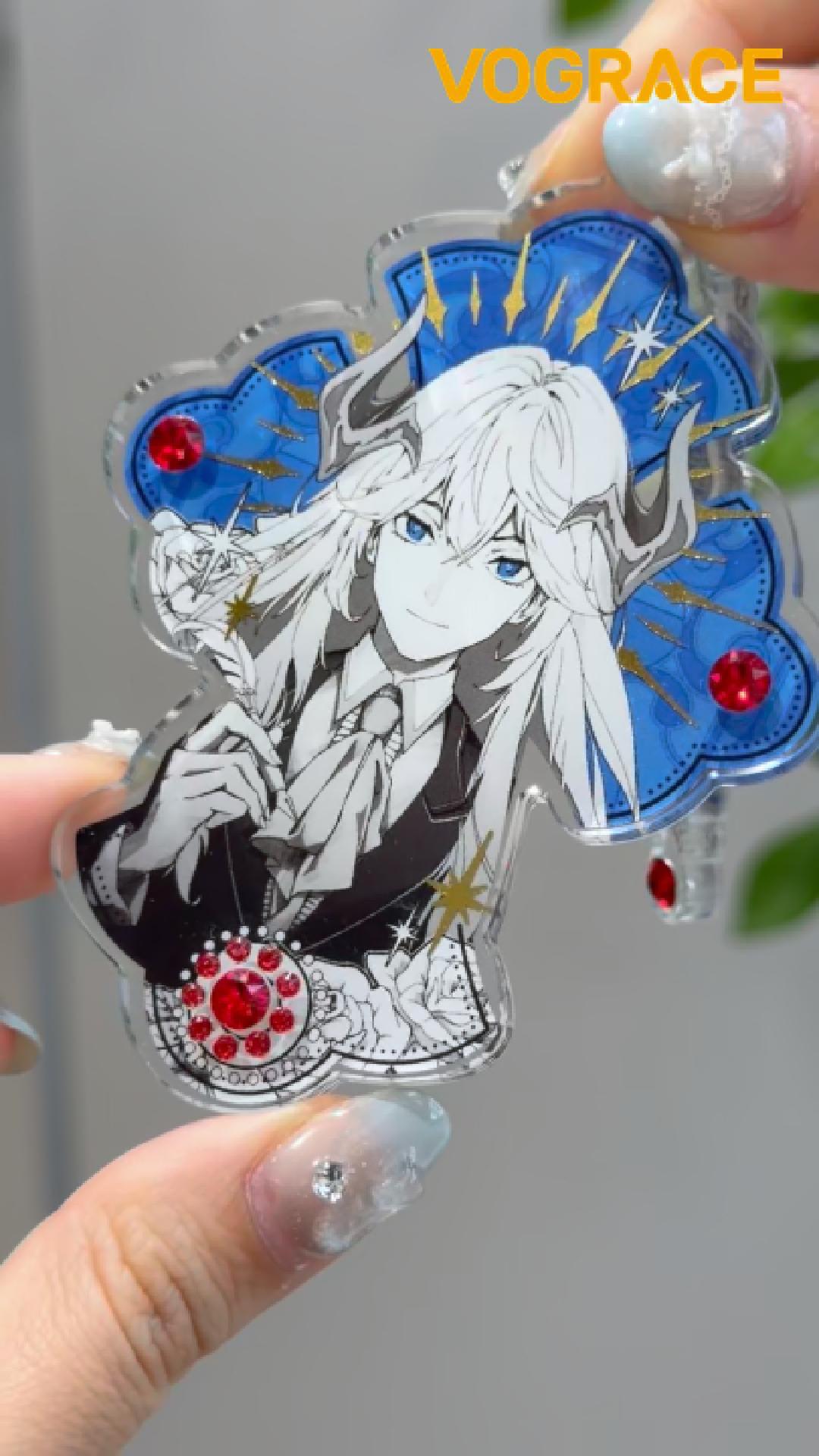 平成レトロ＆ギャル系デザインに！ダイヤモンドアートアクリルキーホルダーが新登場