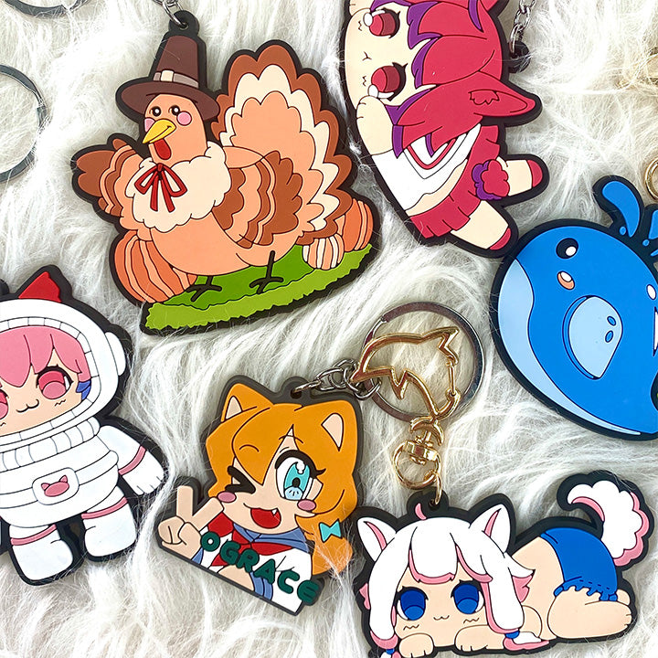 オリジナルPVCラバーキーホルダーのご紹介