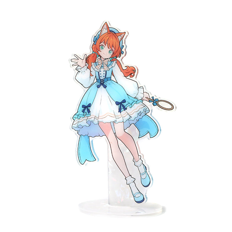 貝殻のようなきらめきを背景に｜オリジナルシェル柄アクリルスタンド