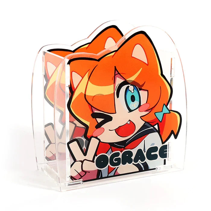 オリジナルゆらゆらアクリルペンホルダー