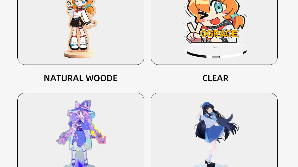 Vograceのオリジナルアクリルスタンドで空間をもっと魅力的に 素材と活用アイデア完全ガイド