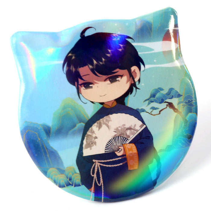 猫耳型オリジナル缶バッジのご紹介