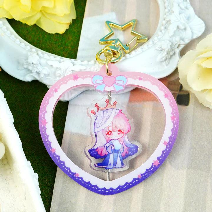 回転が楽しい！オリジナル回転アクリルキーホルダー