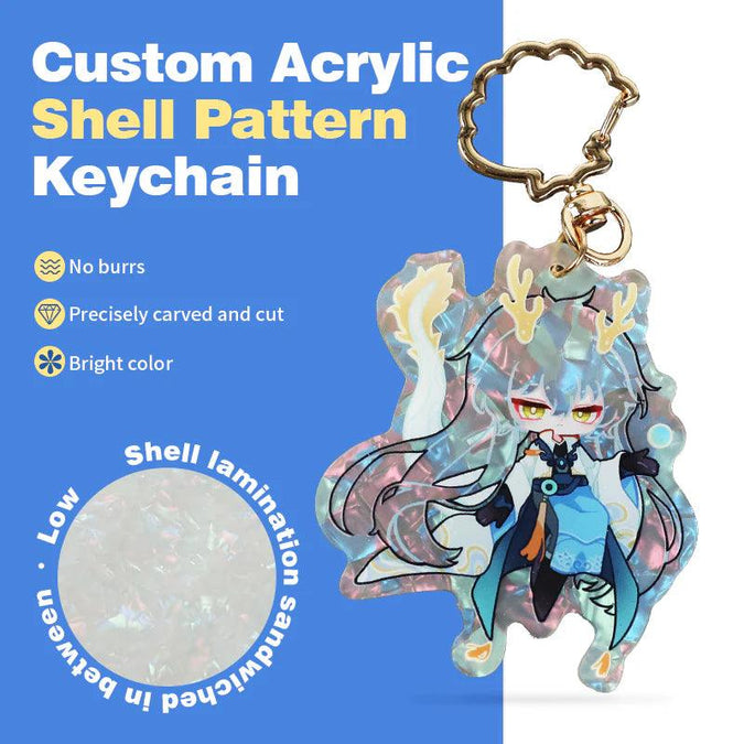 🌟 VograceJPの「アクリルシェルキーホルダー」紹介