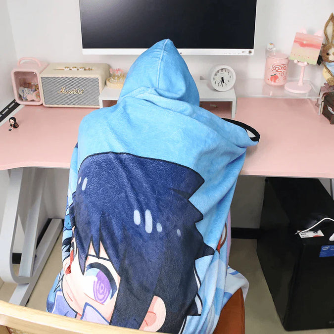 オリジナルフード付きブランケットで、心地よい暮らしを