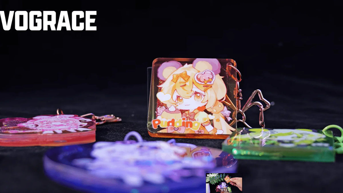 ✨ 見た目にも楽しい「プリフィルド流砂（クイックサンド）リキッドキーホルダー」紹介｜VograceJP