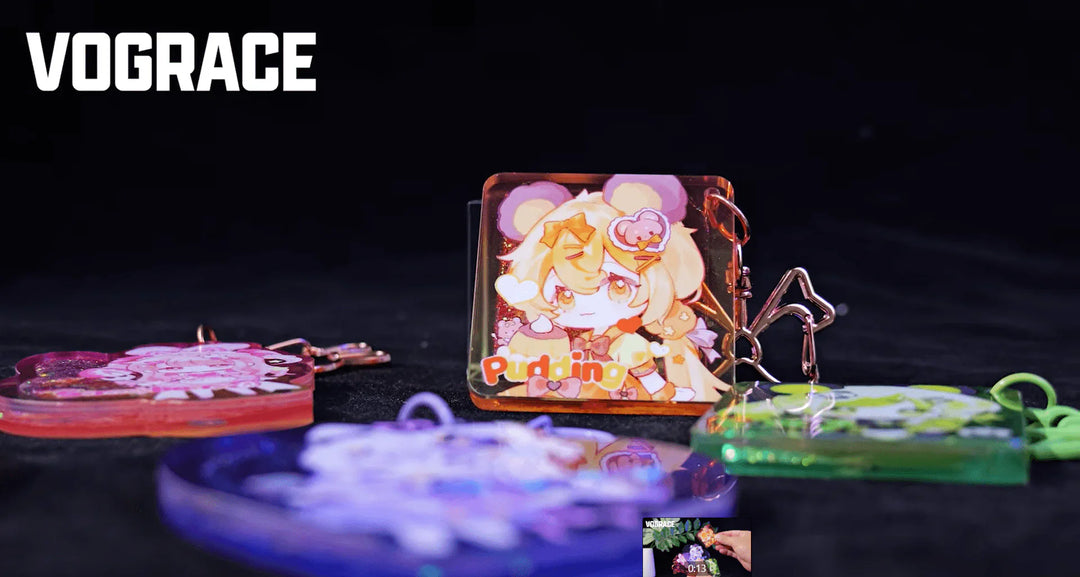 ✨ 見た目にも楽しい「プリフィルド流砂（クイックサンド）リキッドキーホルダー」紹介｜VograceJP