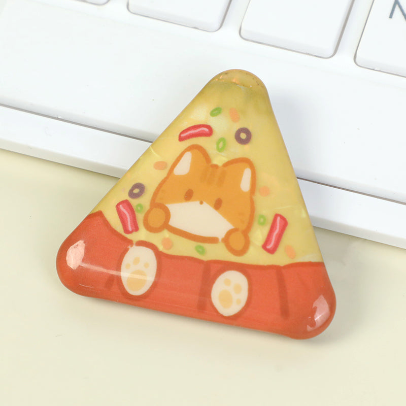オリジナルミニ三角缶バッジ