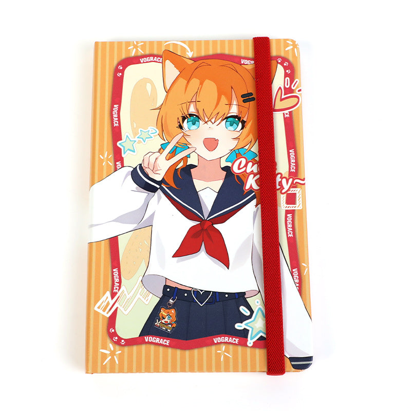 オリジナルゴムバンド付きレザーノート