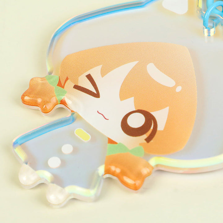 オリジナル角丸オーロラアクリルキーホルダー