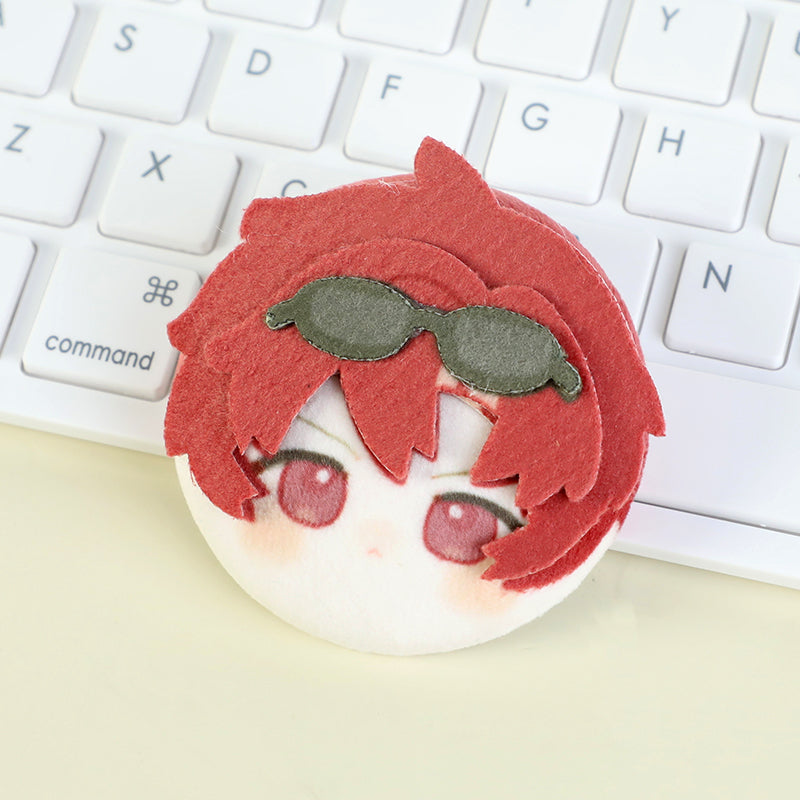オリジナル3Dぬいぐるみぷにぷに缶バッジ