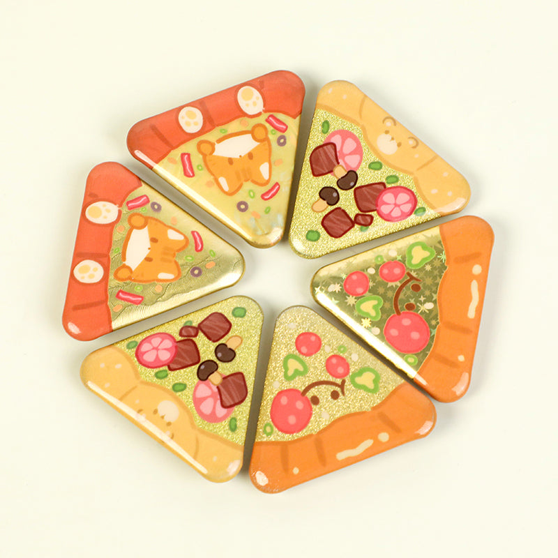 オリジナルミニ三角缶バッジ