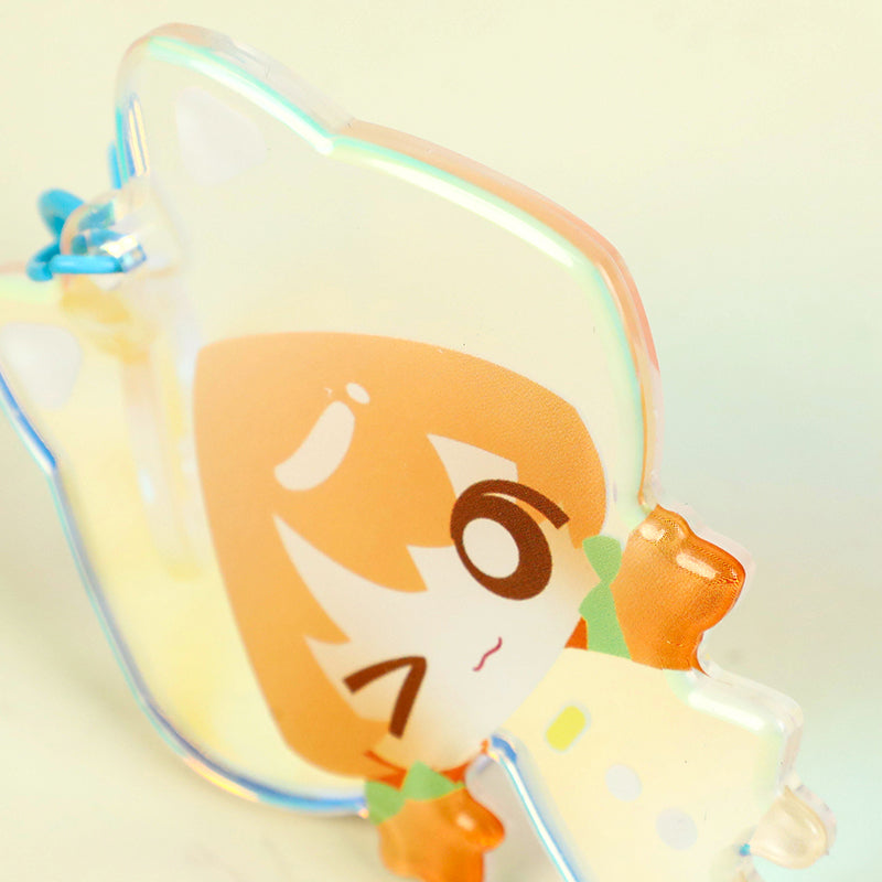 オリジナル角丸オーロラアクリルキーホルダー