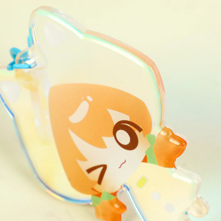 オリジナル角丸オーロラアクリルキーホルダー