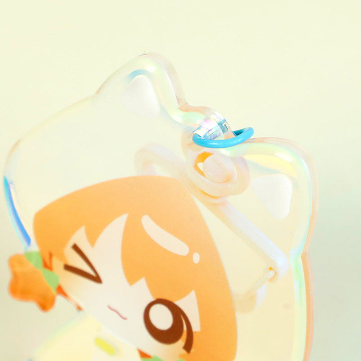 オリジナル角丸オーロラアクリルキーホルダー