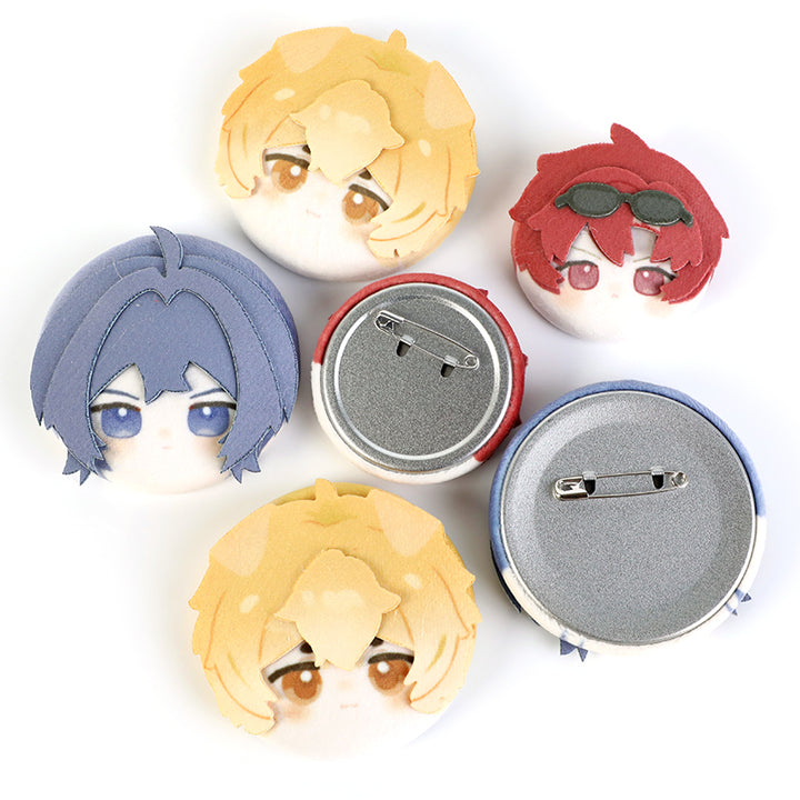オリジナル3Dぬいぐるみぷにぷに缶バッジ