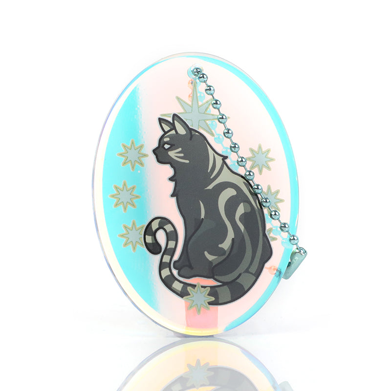 オリジナル角丸オーロラアクリルキーホルダー