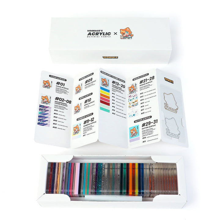Acrylic Sheet and Technique Sample Pack - VOGRACE