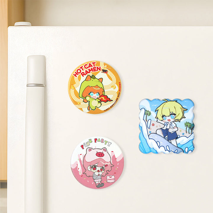 オリジナル3D調ブナ材マグネット