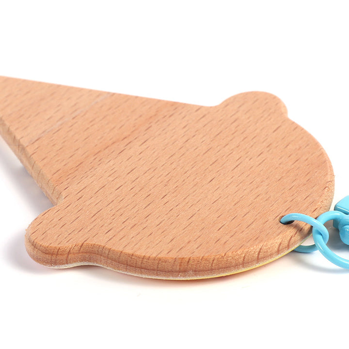 オリジナル3D調ブナ材キーホルダー