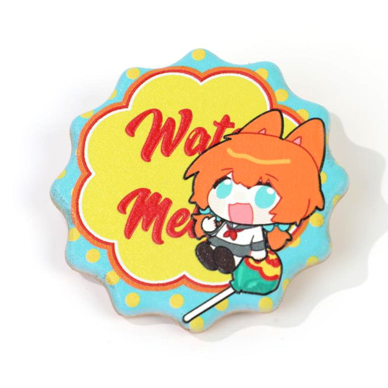 Custom 3D Beechwood Pins - VOGRACE