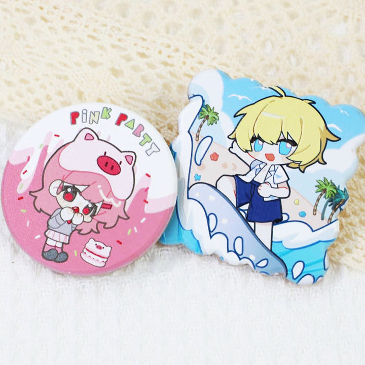 Custom 3D Beechwood Pins - VOGRACE