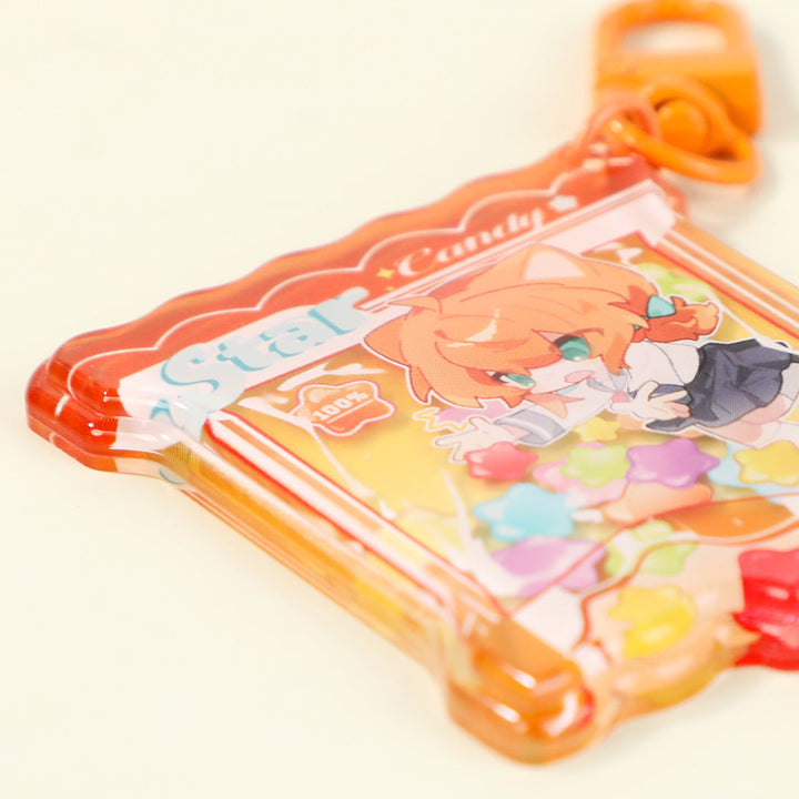 オリジナル3D二層アクリルキーホルダー