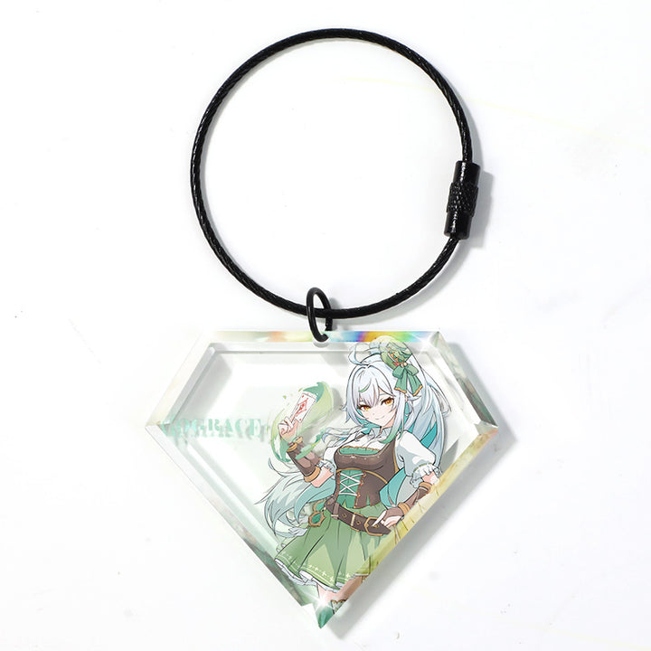 オリジナル宝石カット風アクリルキーホルダー