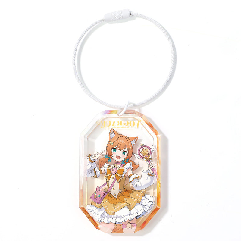 オリジナル宝石カット風アクリルキーホルダー