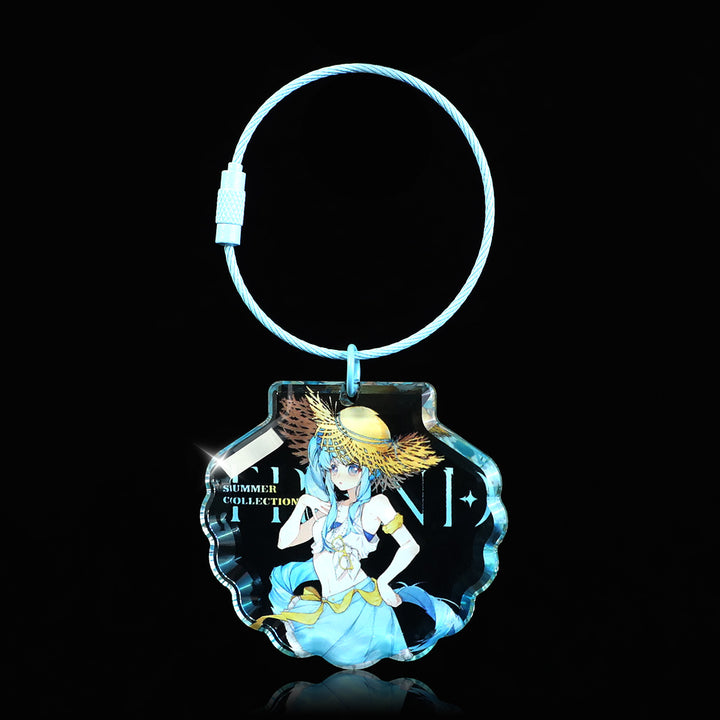 オリジナル宝石カット風アクリルキーホルダー