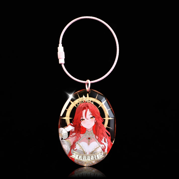 オリジナル宝石カット風アクリルキーホルダー