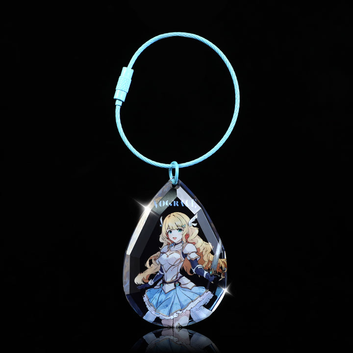 オリジナル宝石カット風アクリルキーホルダー