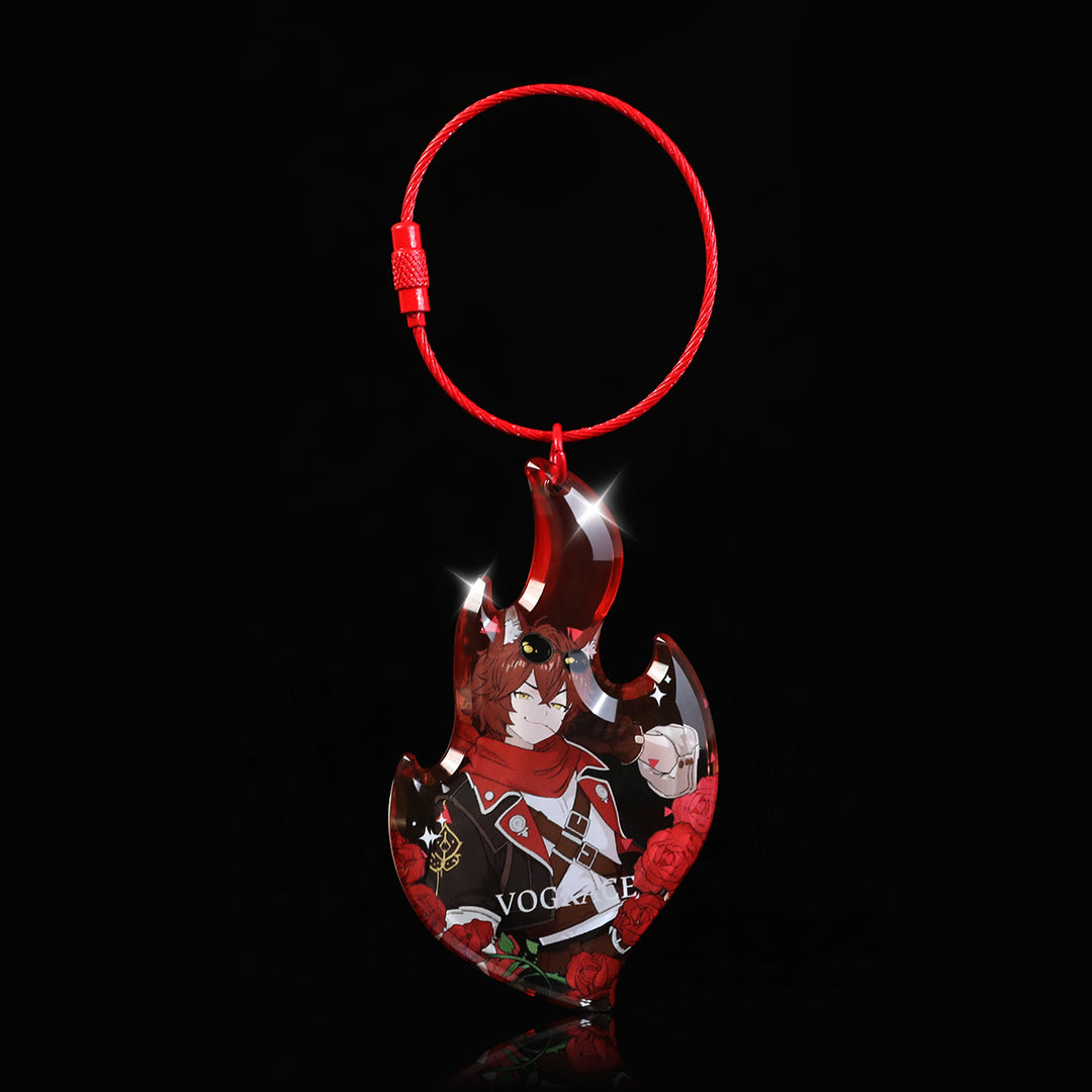 オリジナル宝石カット風アクリルキーホルダー