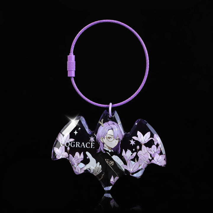 オリジナル宝石カット風アクリルキーホルダー