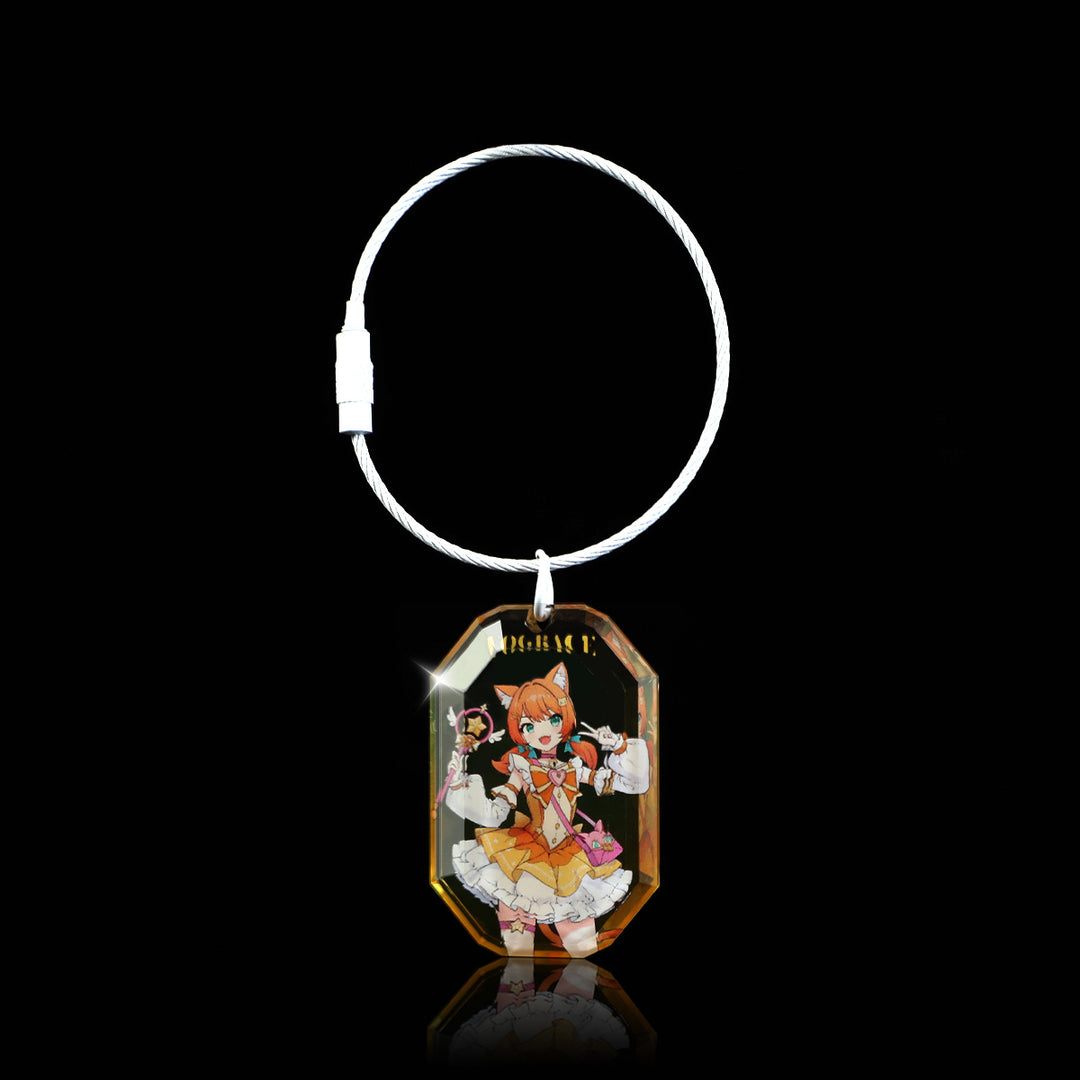 オリジナル宝石カット風アクリルキーホルダー