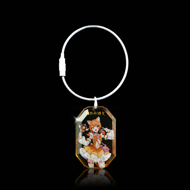 オリジナル宝石カット風アクリルキーホルダー