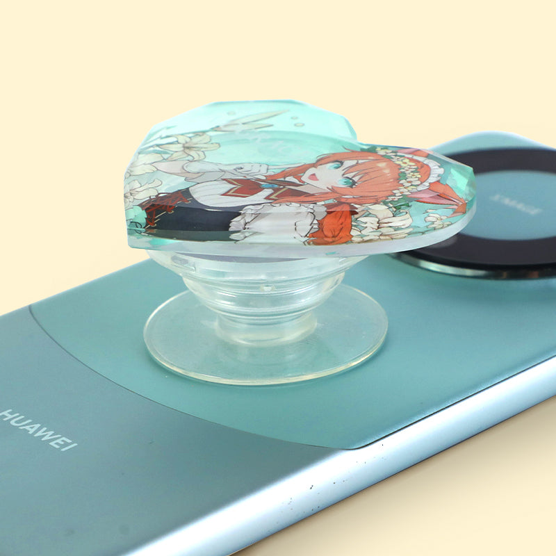 オリジナル宝石カット風スマホグリップ