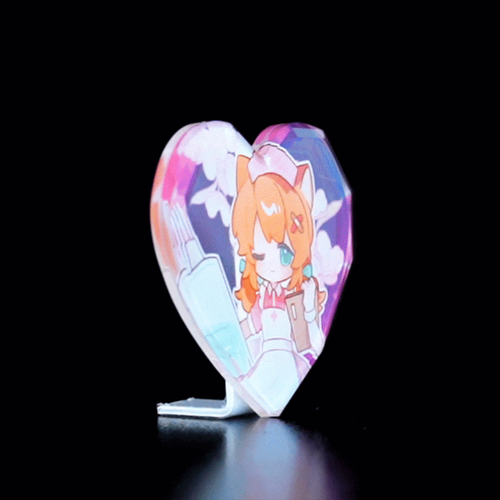 オリジナル宝石カット風アクリルステッカー