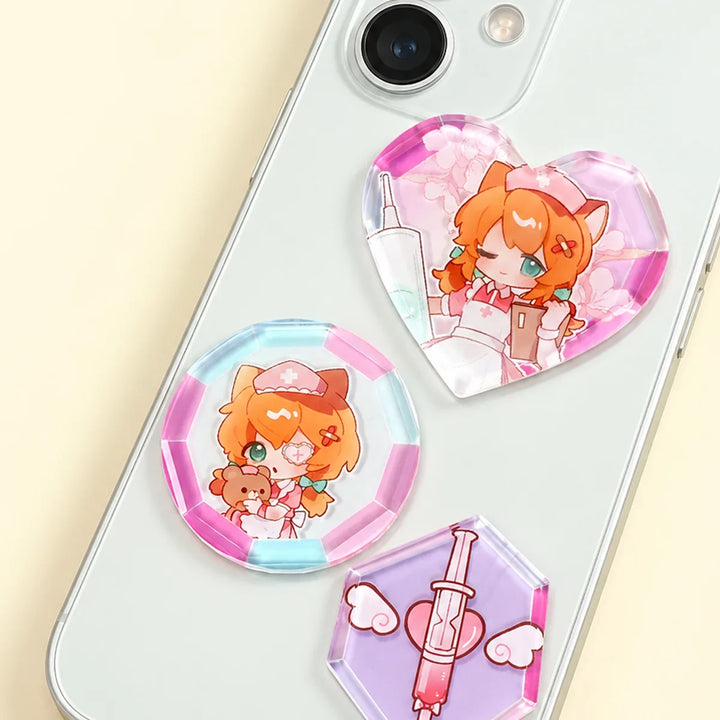 オリジナル宝石カット風アクリルステッカー