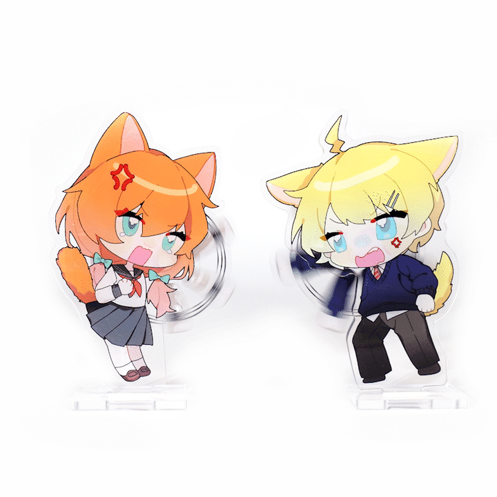 Custom Acrylic Spinning Standees - VOGRACE