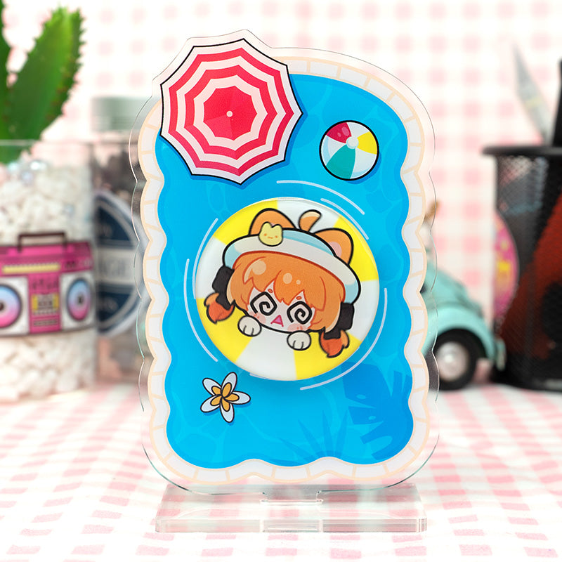 Custom Acrylic Spinning Standees - VOGRACE