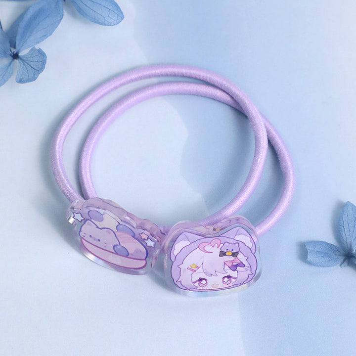 Custom Acrylic Elastic Hair Ties - VOGRACE