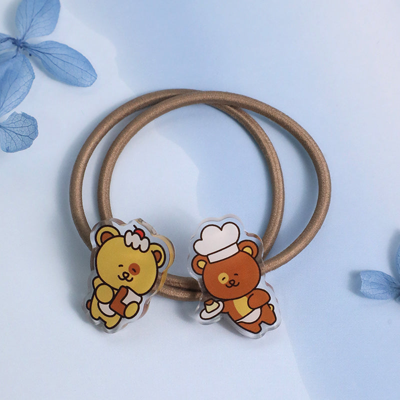 Custom Acrylic Elastic Hair Ties - VOGRACE