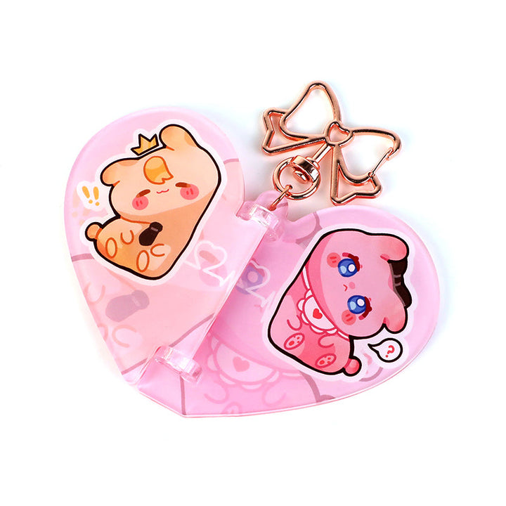 Custom Acrylic Flip Phone Hinged Keychains - VOGRACE