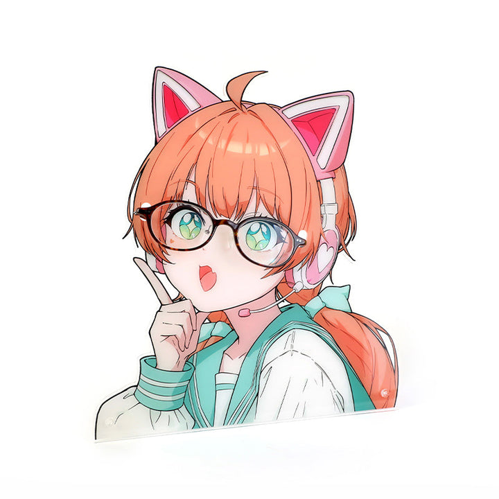 オリジナルアクリルメガネスタンド