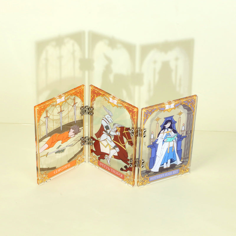 Custom Acrylic Hinged Folding Screen Standees - VOGRACE