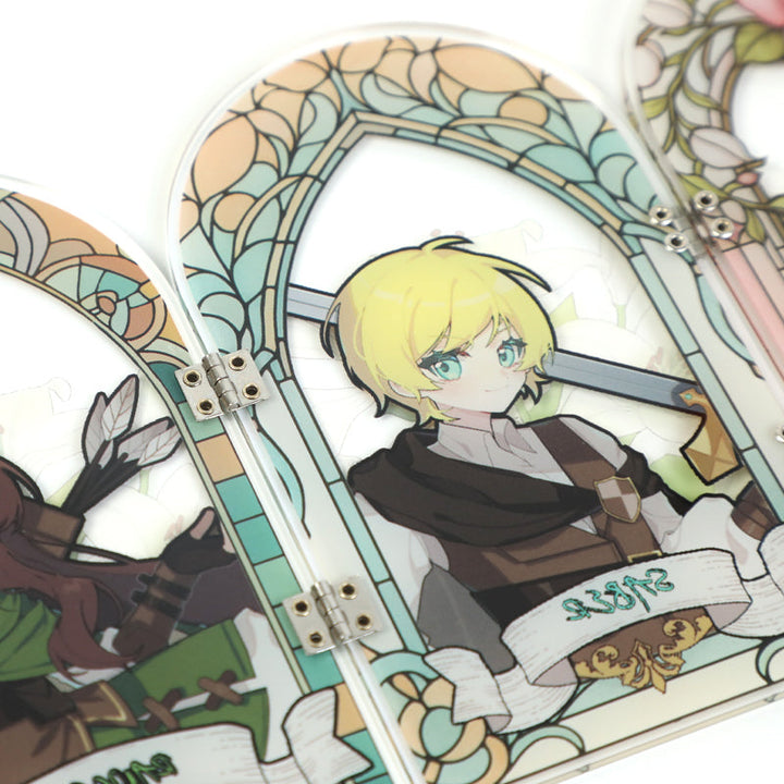 Custom Acrylic Hinged Folding Screen Standees - VOGRACE