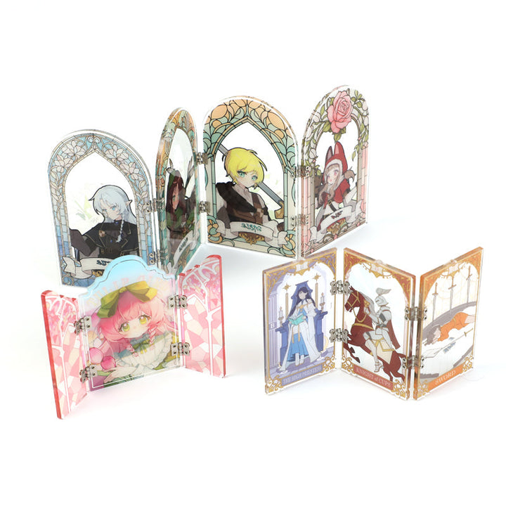 Custom Acrylic Hinged Folding Screen Standees - VOGRACE
